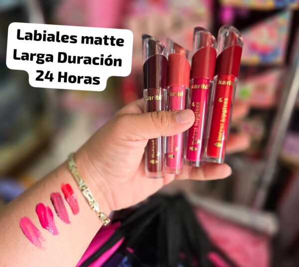 Labiales Matte KARITE Larga duración 24 horas