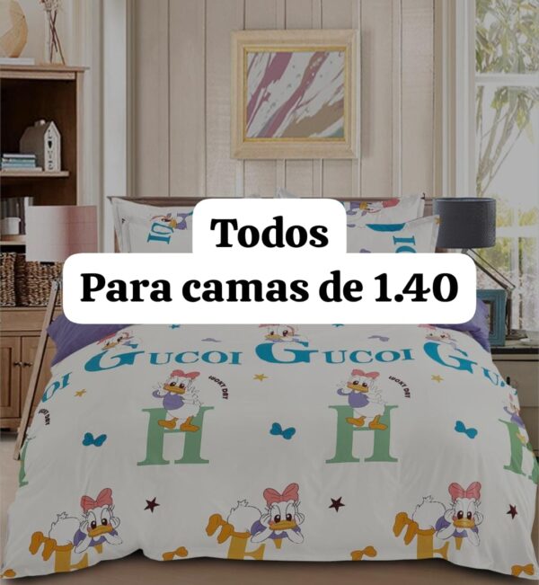 Set de Cama no edredón 140x140