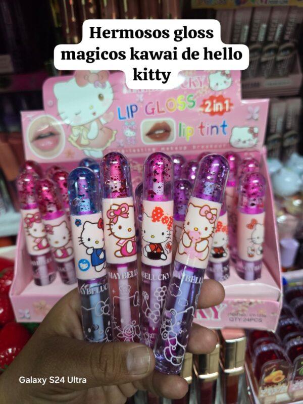 Gloss Mágicos Kawaii Hello Kitty